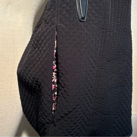 Vera Bradley Black Quilted Change It Up Tote - Picture 5 of 7
